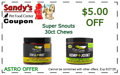Super Snouts Hemp Chews - Save on Joint Relief or Anxiety
